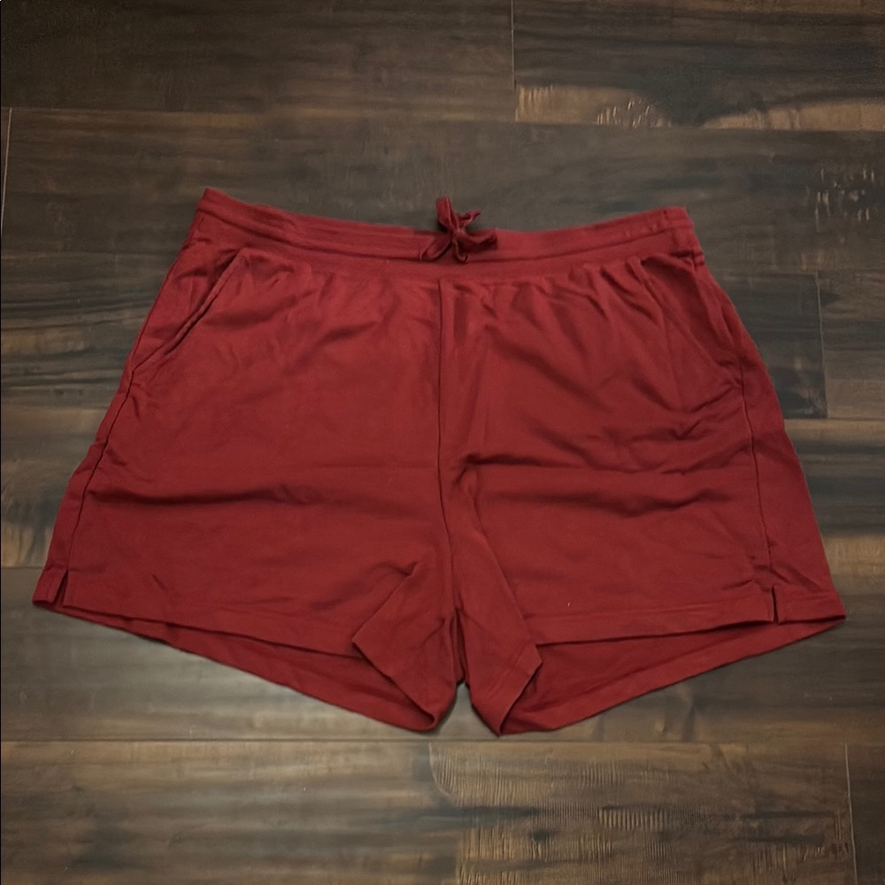 Women’s Red Casual Shorts